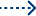 Right-facing dashed arrow icon in dark blue, indicating forward movement or progression.